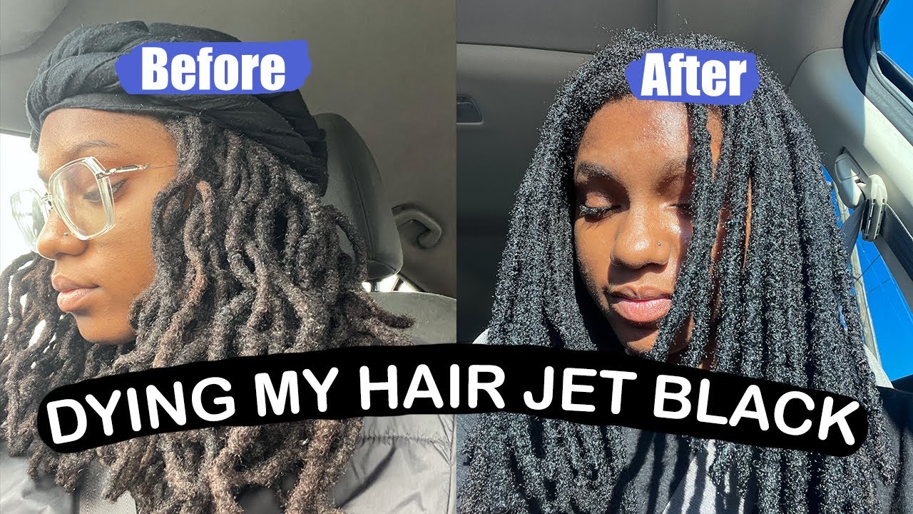 Dying my Locs~ Brown to Jet Black @BradMondo