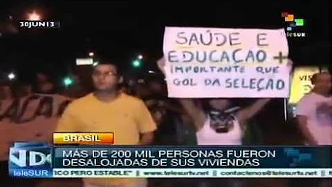 Protests mark Confederation Cup final in Río de Janeiro