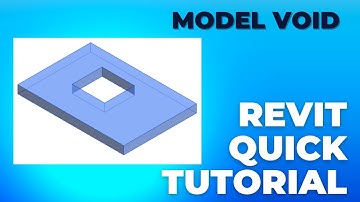 How to model a Void Form in Revit