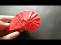 Origami Instructions: Navel Shell/origami crafts/spiral art