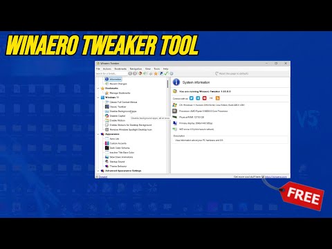SHOWCASE Winaero Tweaker Tool + FREE DOWNLOAD