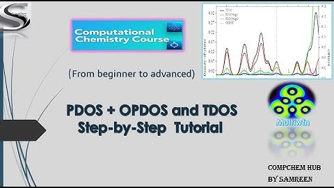 🚀 PDOS & OPDOS Made Easy | Step-by-Step Tutorial + Graph Modifications in Multiwfn