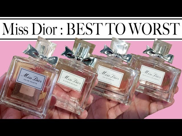 top 5 dior perfumes