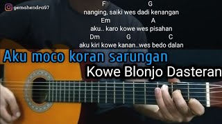 Kunci Gitar MENDUNG TANPO UDAN - Ndarboy Genk | Gampang Buat Genjreng Di Tongkrongan