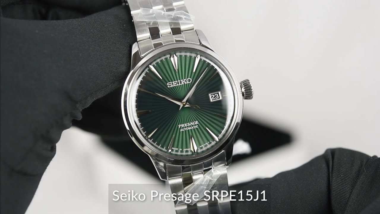 Seiko Presage SRPE15J1 - YouTube