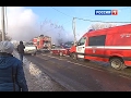 Пожар в Толстопальцево - загорелись складские постройки!