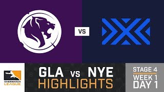 HIGHLIGHTS LA Gladiators vs. NY Excelsior | Stage 4 | Week 1 | Day 1 | Overwatch League