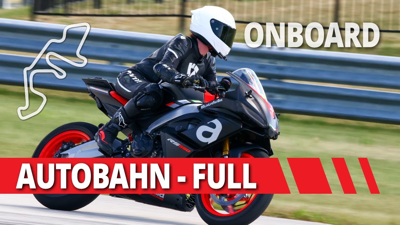 Autobahn Country Club - Full Course - Onboard Motorcycle Lap
