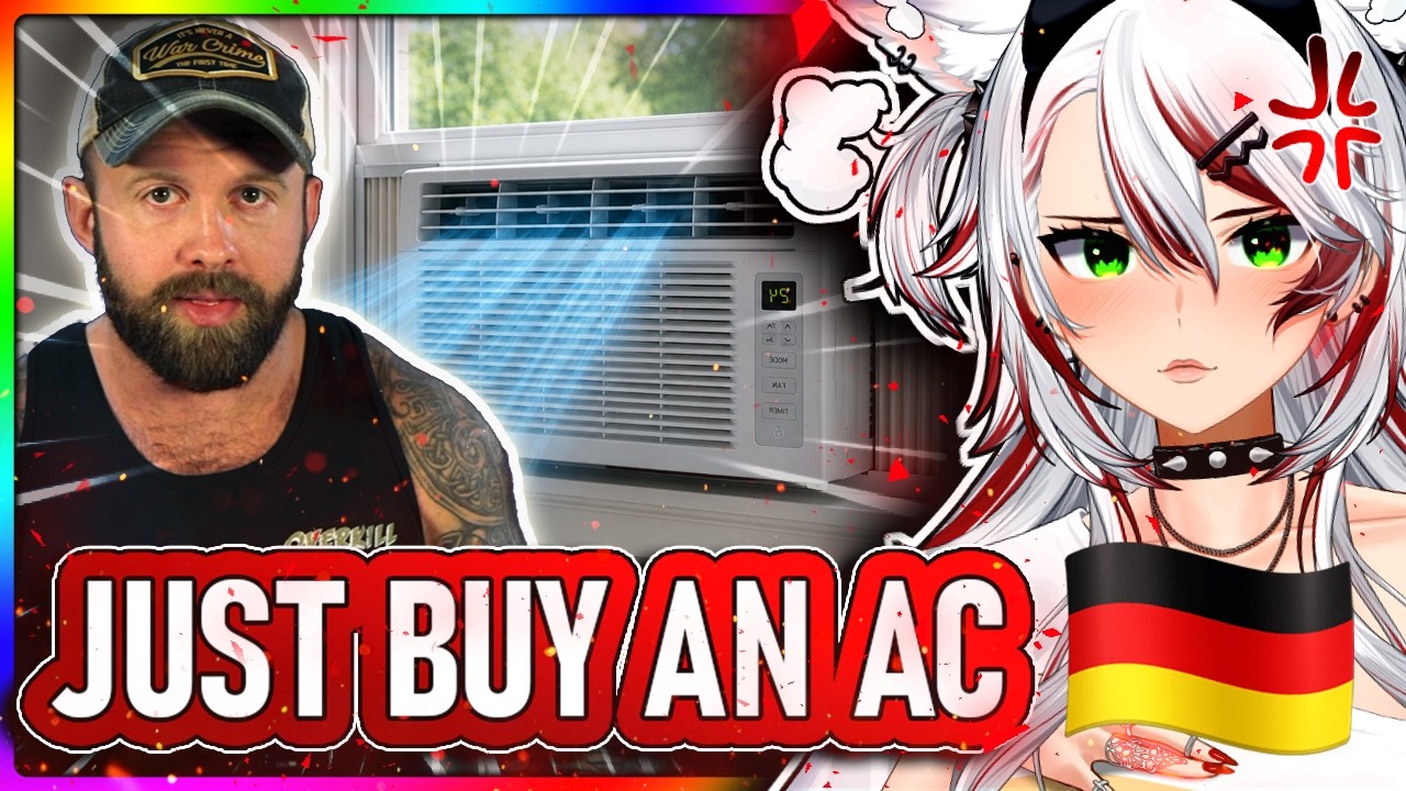 GERMAN VTUBER Reacts To The Greatest Invention Ever - AIR CONDITIONING!