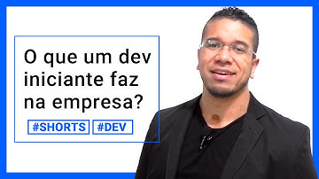 O que um PROGRAMADOR iniciante faz em uma empresa? | Torne-se um Programador - #Shorts