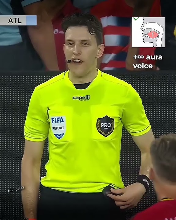 Referee aura voice #shorts #football #footballshorts #aura #respect