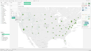 26 Learn Tableau in a Minute - Maps - Create a Basic Symbol Map (0:48)