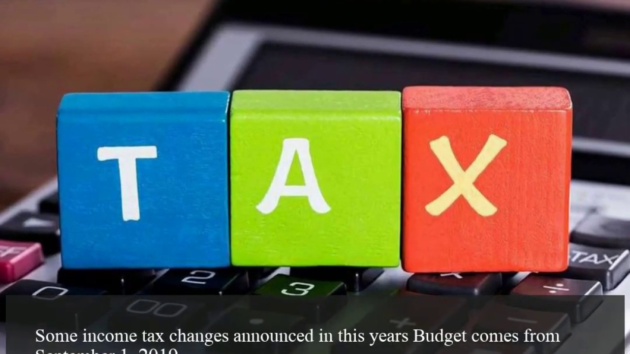 New income tax rules come into effect from today September 1 Latest ...