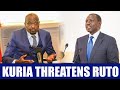 Ruto confused in USA after Moses Kuria threatened him