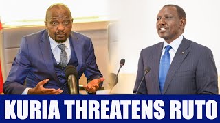 Ruto confused in USA after Moses Kuria threatened him