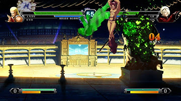 KOF XIII Online Kyo, Andy, Leona Vs. Ralf, Ash, Daimon