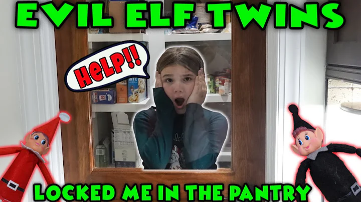 Mean Elf On The Shelf Locked Me In The Pantry! Elv...