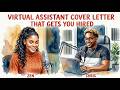How To Write an Amazing Virtual Assistant Cover Letter | 4 Golden Rules | ATS Optimized