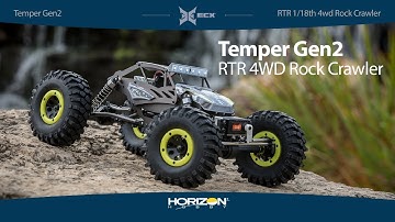 ECX 1/18 Temper Gen2 - Brushed RTR 4WD Rock Crawler