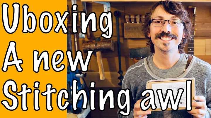 THE PIPE  AWL, BY CRIMSON HIDES - unboxing and demo, ONE TOOL WEDNESDAY