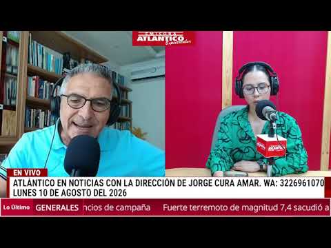 Summary of the first broadcast of Atlántico en Noticias