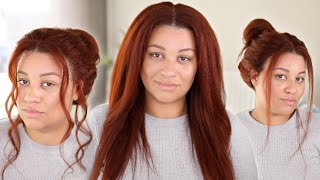 Girl this color tho! 😍 AFFORDABLE copper kinky straight lace wig | Klaiyi Hair