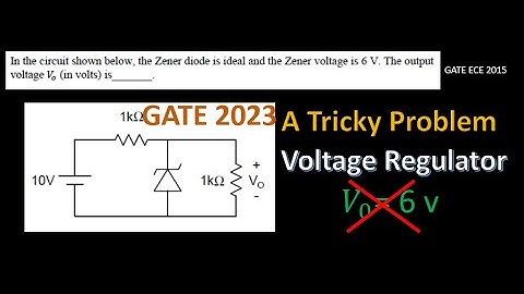 A Tricky Problem on Voltage Regulators (Analog Electronics) for ECE/EE - Set 3