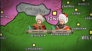 Ottoman empire Sultan Osman Conquest 20+ castle and city's