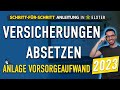 Versicherungen absetzen ✅ Anlage Vorsorgeaufwand 2023 Elster | Steuererklärung 2023 Elster ausfüllen