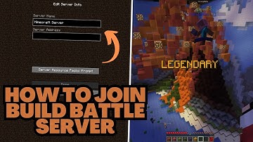 How to Join a Build Battle Server in Minecraft