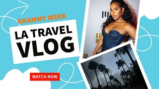 My first time at the Grammys! LA Travel Vlog