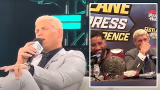 Cody Rhodes On Infamous Drunk Press Conference With Jey Uso | WWE World