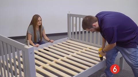 BK981EL Full over Full Bunk Bed Assembly