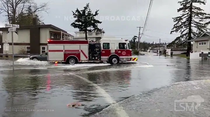 12-27-2022 Birch Bay, WA - Coastal Flooding in the...
