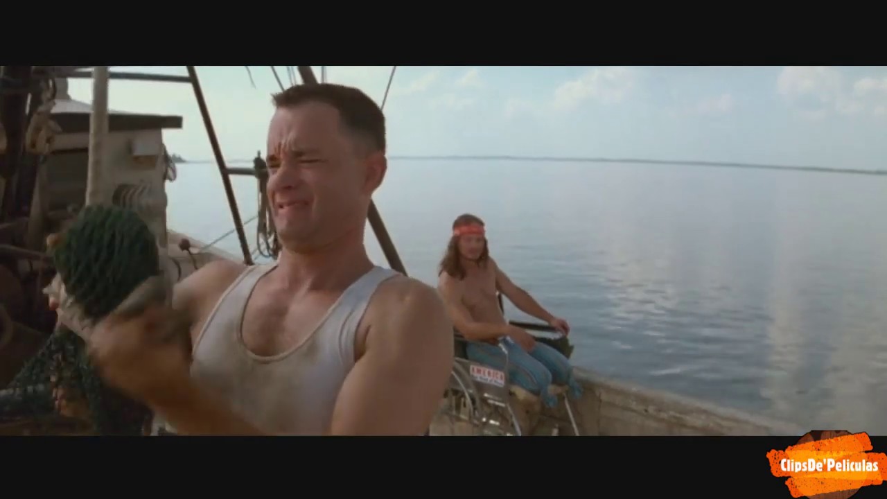 Forrest Gump (6/9) El teniente Dan hace las paces (1994) 