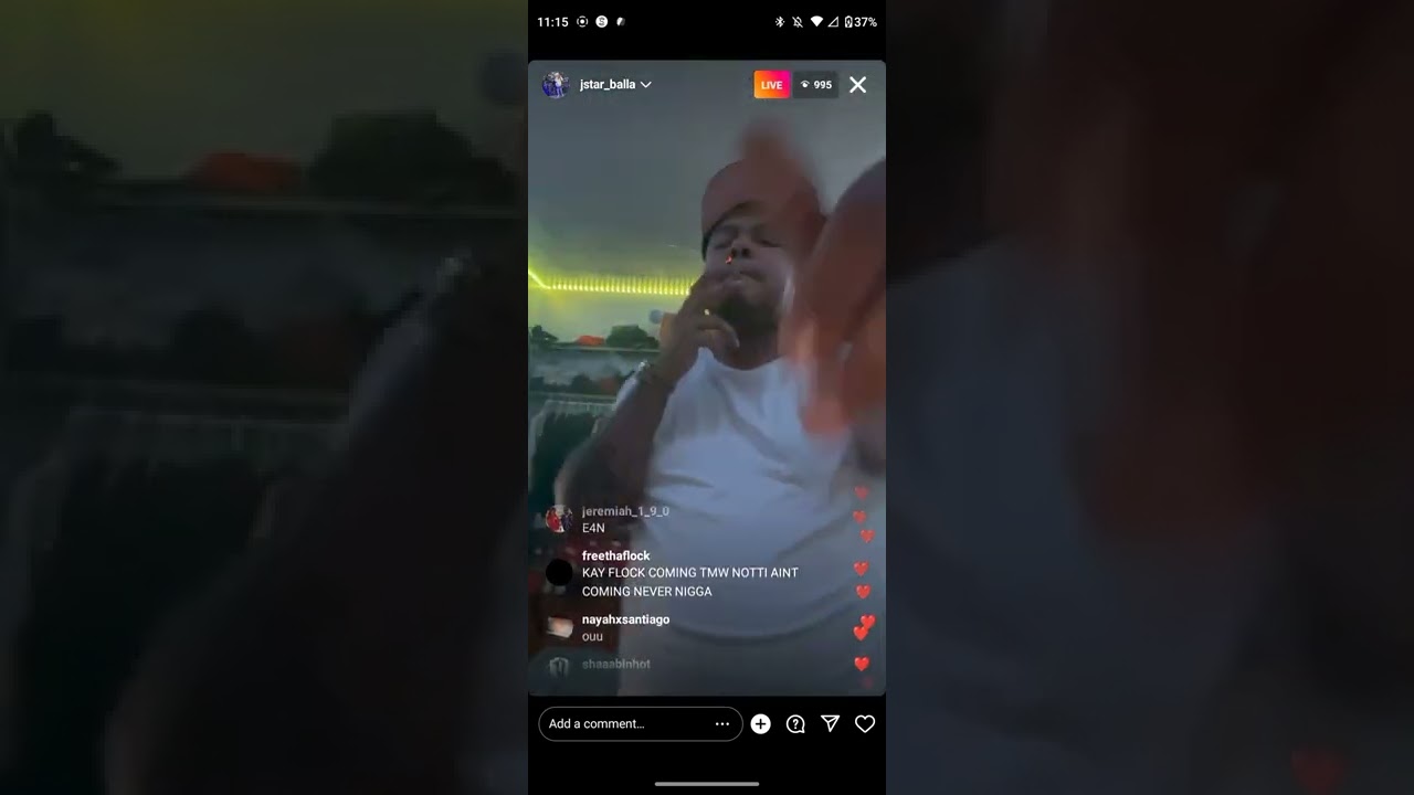 JStarrBalla & DDosama on live geekin yesterday afternoon 