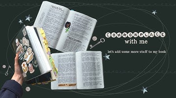 Commonplace book | Commonplace with me in my Stalogy A5 notebook