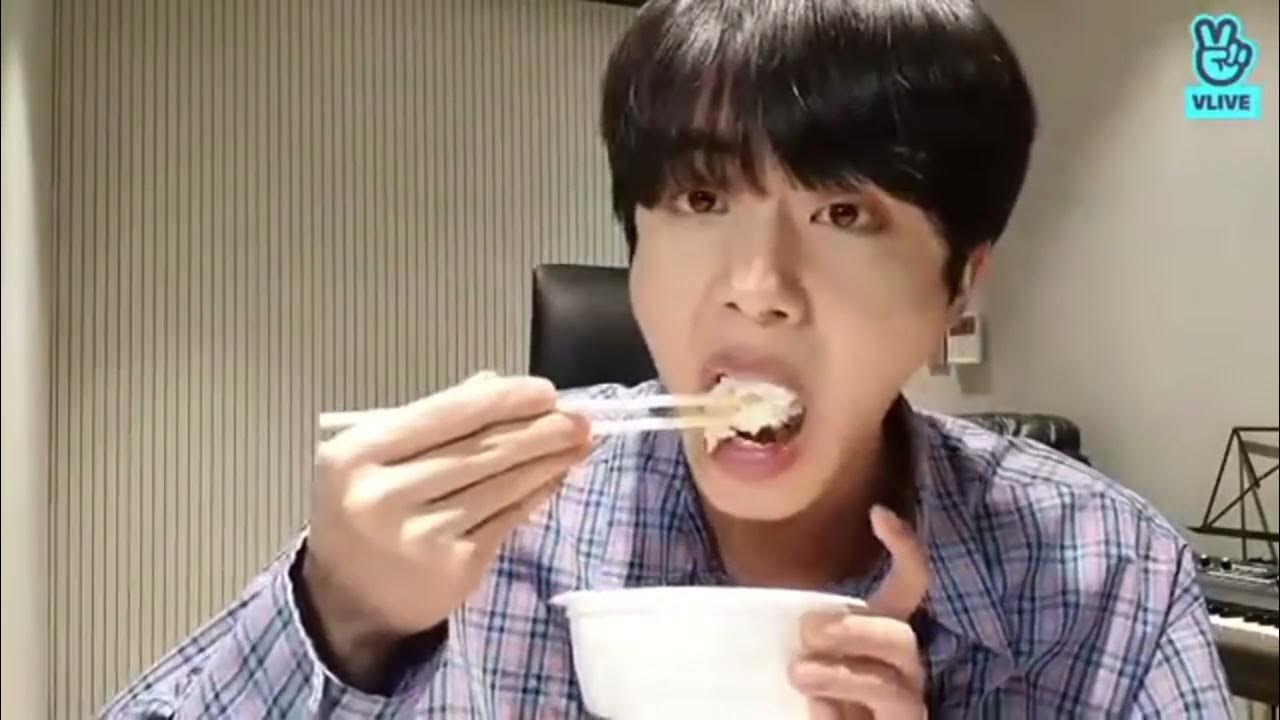 here’s a clip of seokjin choking on rice because I can’t find motivation to do school work YouTube