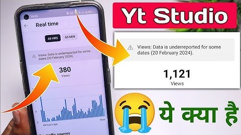 views data is underreported for some dates (20 february 2024)😱😭😱