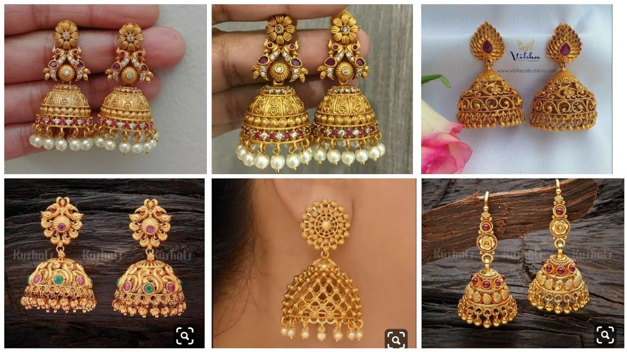 Silver Oxidized Jewelry/Jhumka/Earrings/Buttalu/Lightweight Jhumki Latest  Traditional/Western Silver Jewelry/Ethnic Indian