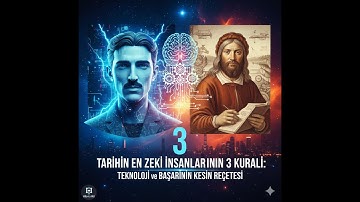 İnfografik Tarihin En Zeki İnsanlarının 3 Kuralı