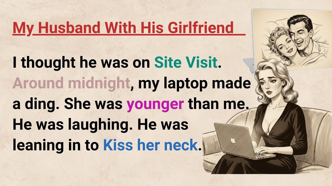 Learn English with Stories ⭐My Husband His Girlfriend | Level3 English Listening & Speaking Practice