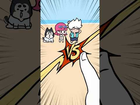 THUMB DANCE CHALLENGE Part 3 Beach Battle Bash Funny JackAndSara InteractiveGame ThumbChallenge 