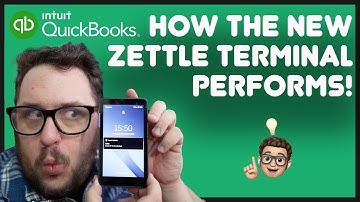 The new Zettle Terminal.... Testing the barcode scanner... Or not?! QuickBooks Integration