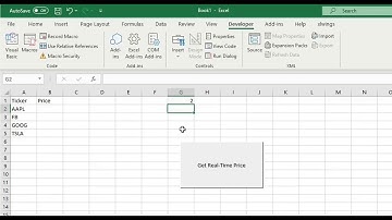 Real-time Stock Prices in Excel using Python and xlwings ... No subscriptions required! Part 1