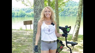 Metal Detecting for Treasure on a Tennessee Lake Beach