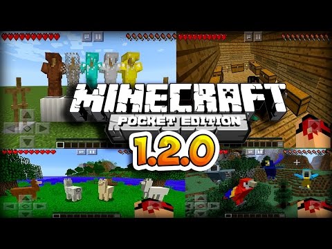 Minecraft pocket edition 1.2.0 and more