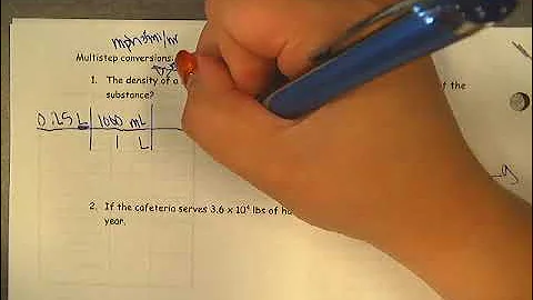 Using density as a conversion factor