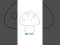 How to Draw a Mushroom in 18 Seconds | Easy Step-by-Step