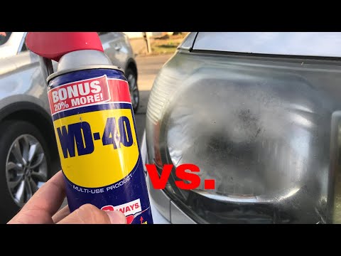 The TRUTH about WD 40 vs Headlights!